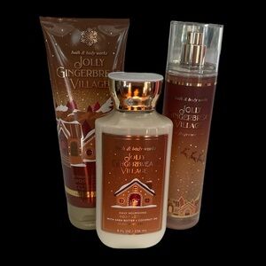 Jolly Gingerbread Village Set